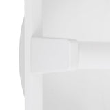 Project Source Seton Brushed Nickel Recessed Spring-Loaded Toilet Paper Holder - Super Arbor