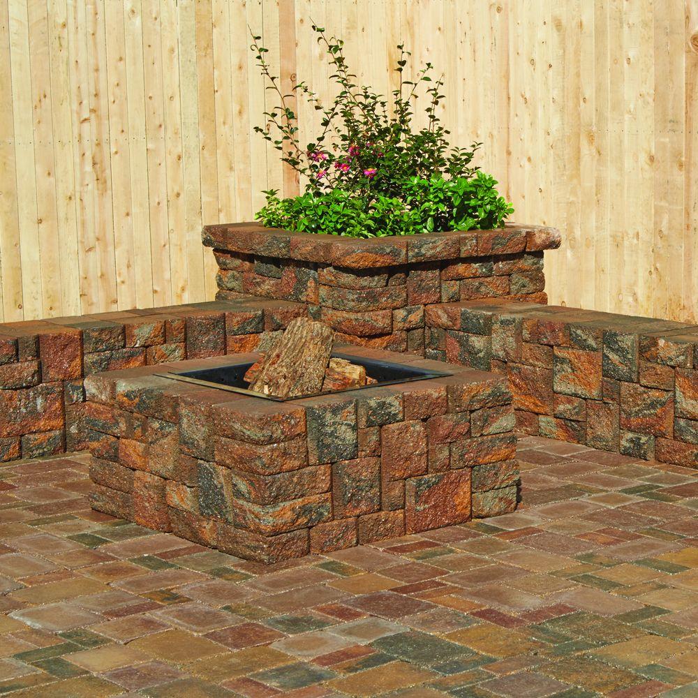 Pavestone SplitRock DoubleMedium 7 in. x 7 in. x 7 in. Winter Blend Concrete Garden Wall Block (72 Pcs. / 24.5 Face ft. / Pallet)