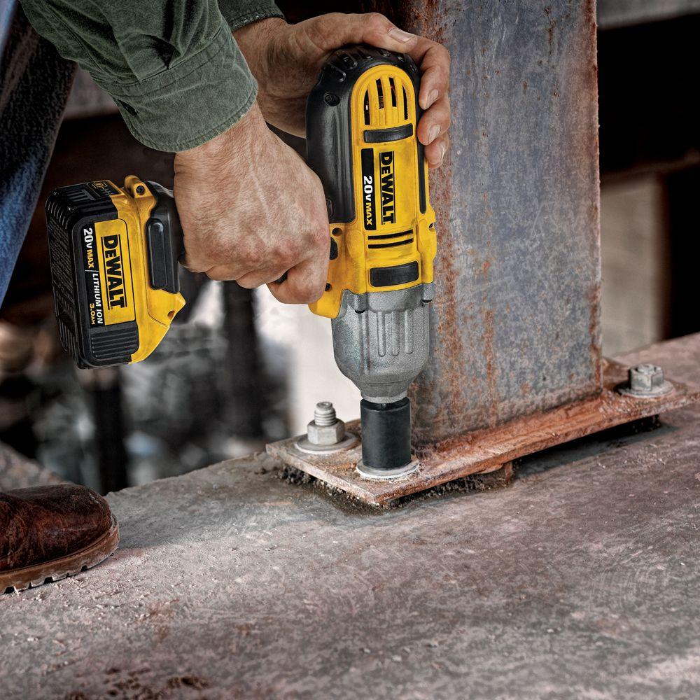 20-Volt MAX Lithium-Ion Cordless 1/2 in. High Torque Impact Wrench with Detent Pin (Tool-Only) - Super Arbor