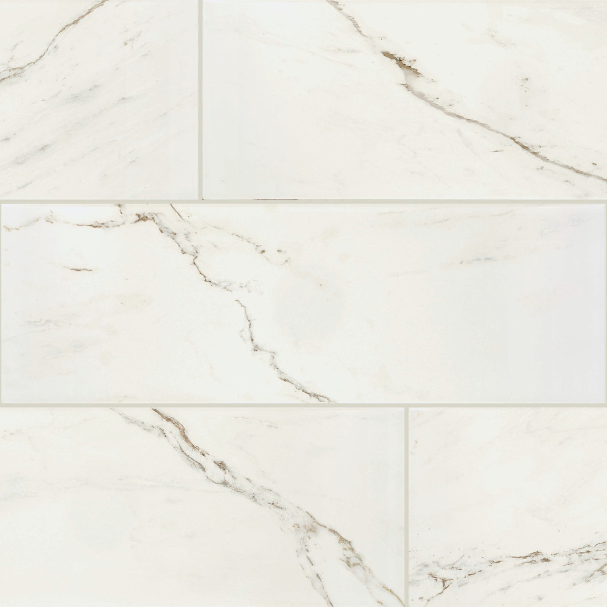Daltile Core Classic Marble Manor 6-in x 18-in Glossy Ceramic Marble look Wall Tile product image