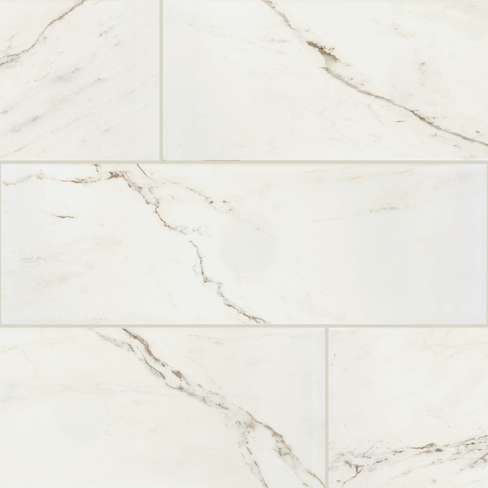 Daltile Core Classic Marble Manor 6-in x 18-in Glossy Ceramic Marble look Wall Tile product image