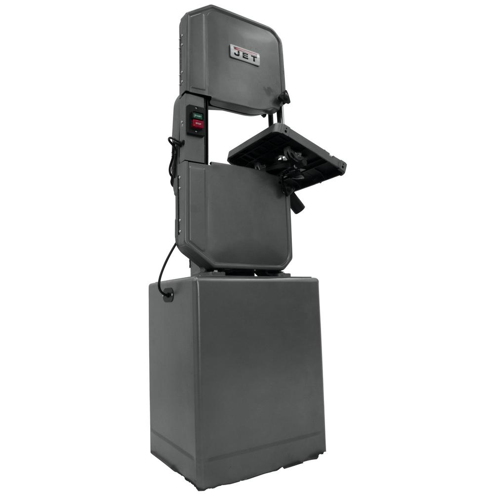1 HP 14 In. Metalworking and Woodworking Vertical Band Saw with Closed Stand, 8-Speed, 115-Volt, J-8201K