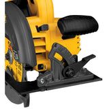 FLEXVOLT 60-Volt MAX Lithium-Ion Cordless Brushless 7-1/4 in. Circular Saw with (2) Batteries 2Ah, Charger and Case - Super Arbor