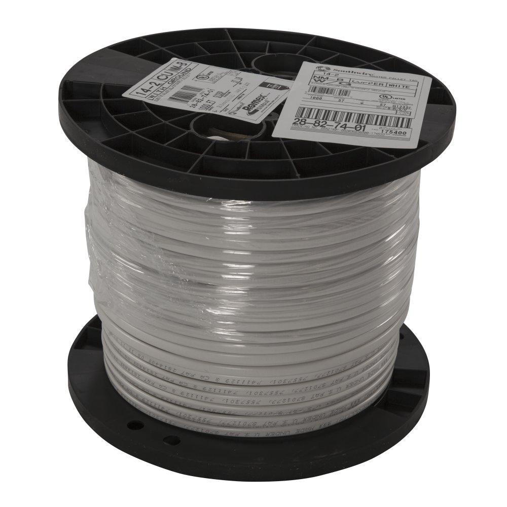 1,000 ft. 14/2 Solid Romex SIMpull CU NM-B W/G Wire - Super Arbor