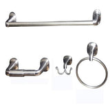 ARISTA 4-Piece Belding Oil-Rubbed Bronze Decorative Bathroom Hardware Set - Super Arbor