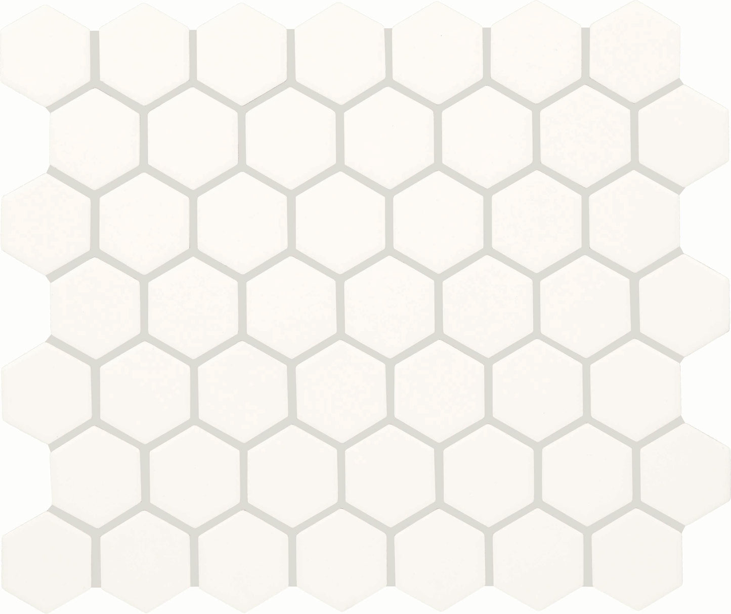 Daltile Core Classic True White 10-in x 12-in Matte Ceramic Patterned Hexagon Mosaic Floor and Wall Tile product image
