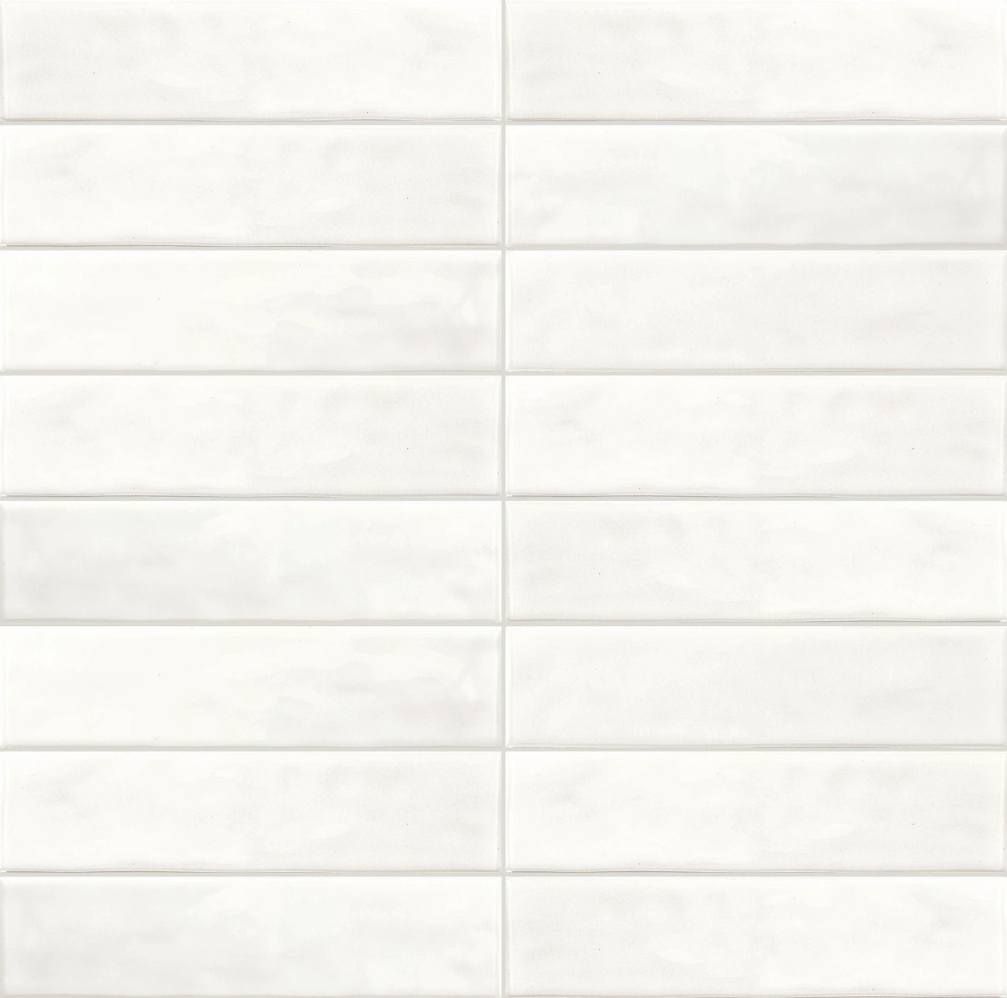Daltile Core Crafted True White 2-in x 8-in Glossy Ceramic Handcrafted look Wall Tile product image