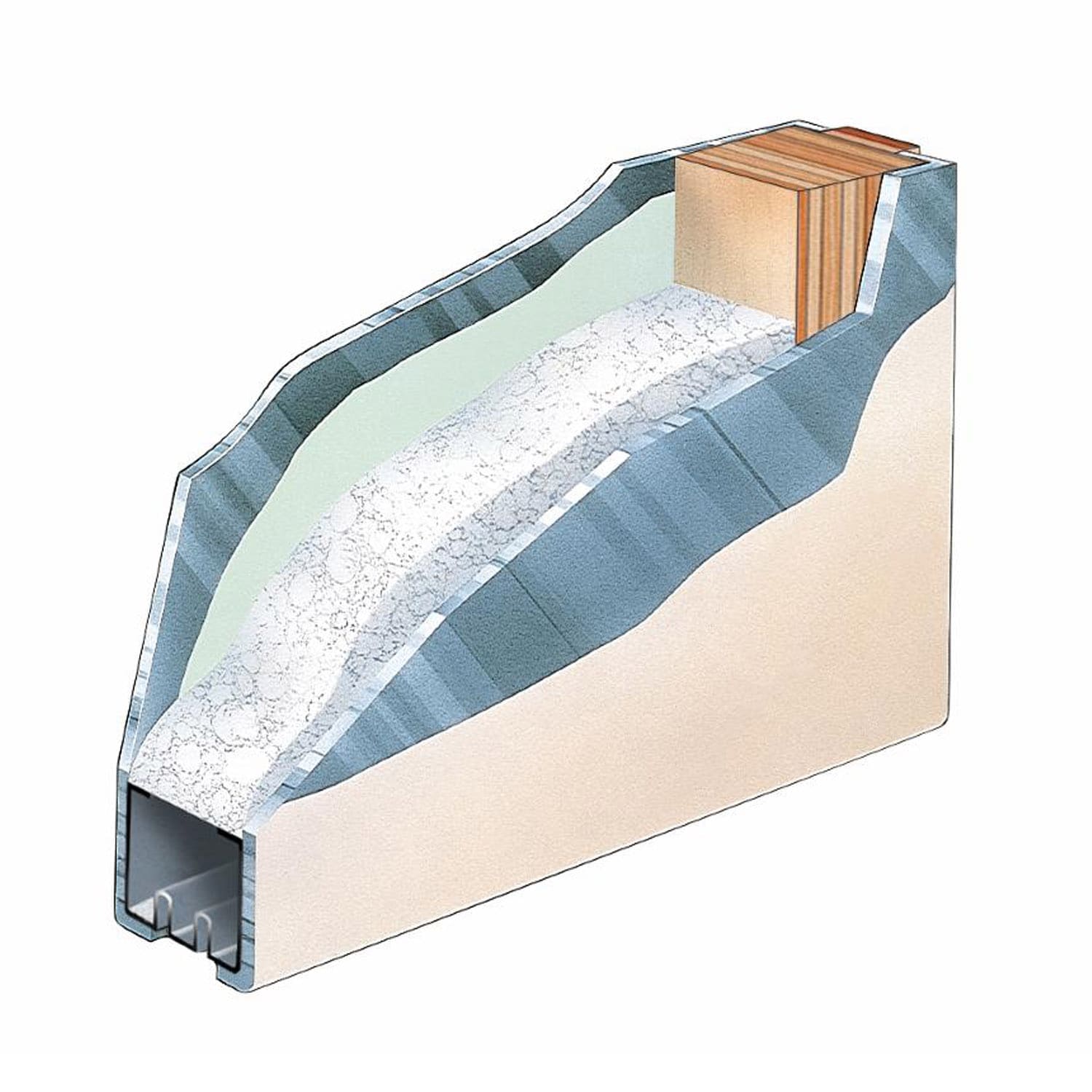 JELD-WEN 32x80 Steel prehung entry door, Right-hand outswing, Primed – silo view 4