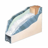 JELD-WEN 32x80 Steel prehung entry door, Right-hand outswing, Primed – silo view 4