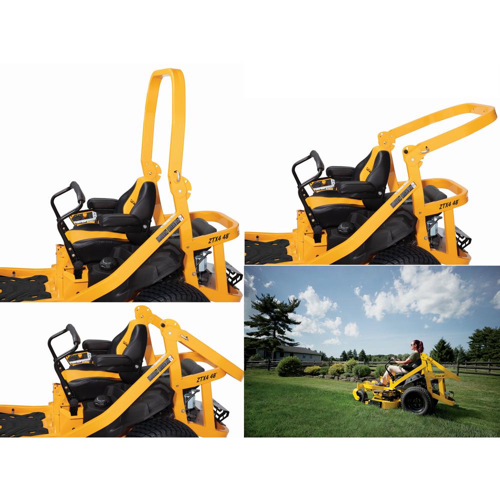 Cub Cadet Ultima ZTX5 60 in. Fab Deck 24 HP Kawasaki V-Twin Zero Turn Mower with Roll Over Protection and Front Wheel Suspension - Super Arbor