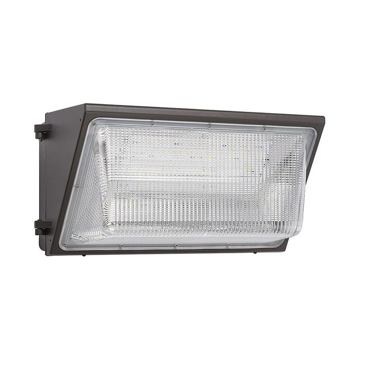 150-Watt Equivalent Integrated LED Bronze 14 in. Outdoor Wall Pack Light 5000K Daylight Photocell Compatible 3500 Lumens