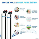Premium 10 GPM Salt-Free Water Softener and Whole House Water Filtration System