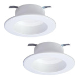 RL 4 in. White Tunable Bluetooth Smart Integrated LED Recessed Ceiling Light Trim CCT (2700K-5000K) (6-Pack) - Super Arbor