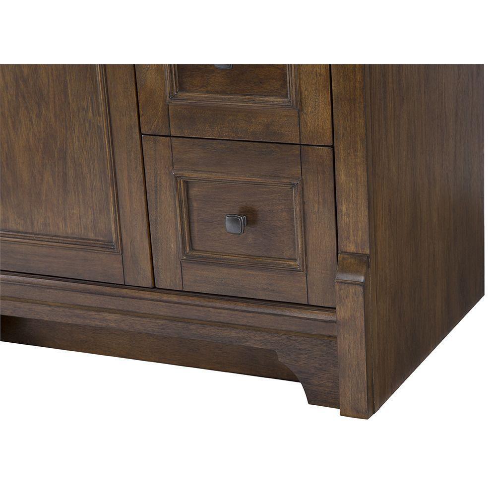 Creedmoor 30 in. W Bath Vanity Cabinet Only in Walnut - Super Arbor