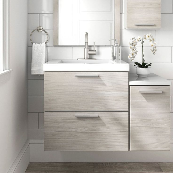 Style Selections Acadia 12-in W x 20-in H x 6.93-in D White Bathroom Wall Cabinet