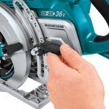 18-Volt X2 LXT Lithium-Ion (36-Volt) Brushless Cordless Rear Handle 7-1/4 in. Circular Saw w/BONUS 5.0Ah Battery 2 Pack - Super Arbor