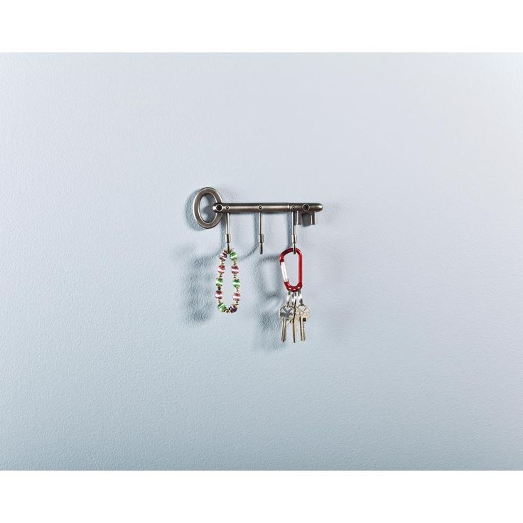 7 in. Heirloom Silver Vintage Key Rack