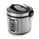20-Cup Stainless Steel Digital Cool-Touch Rice Cooker and Food Steamer