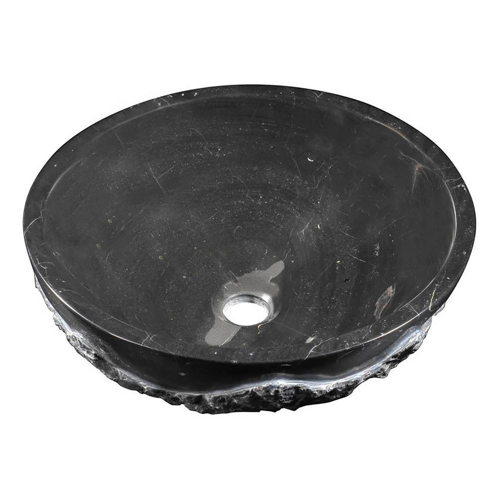 Dragons Crest Vessel Sink in Black Jade - Super Arbor