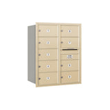 3700 Horizontal Series 9-Compartment Recessed Mount Mailbox - Super Arbor