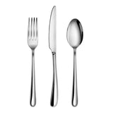 Rain II 36-Piece Forged 18/10 Stainless Steel Flatware Set Service for 12