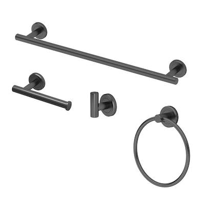 Gatco 4-Piece Latitude 2 Decorative Bathroom Hardware Set