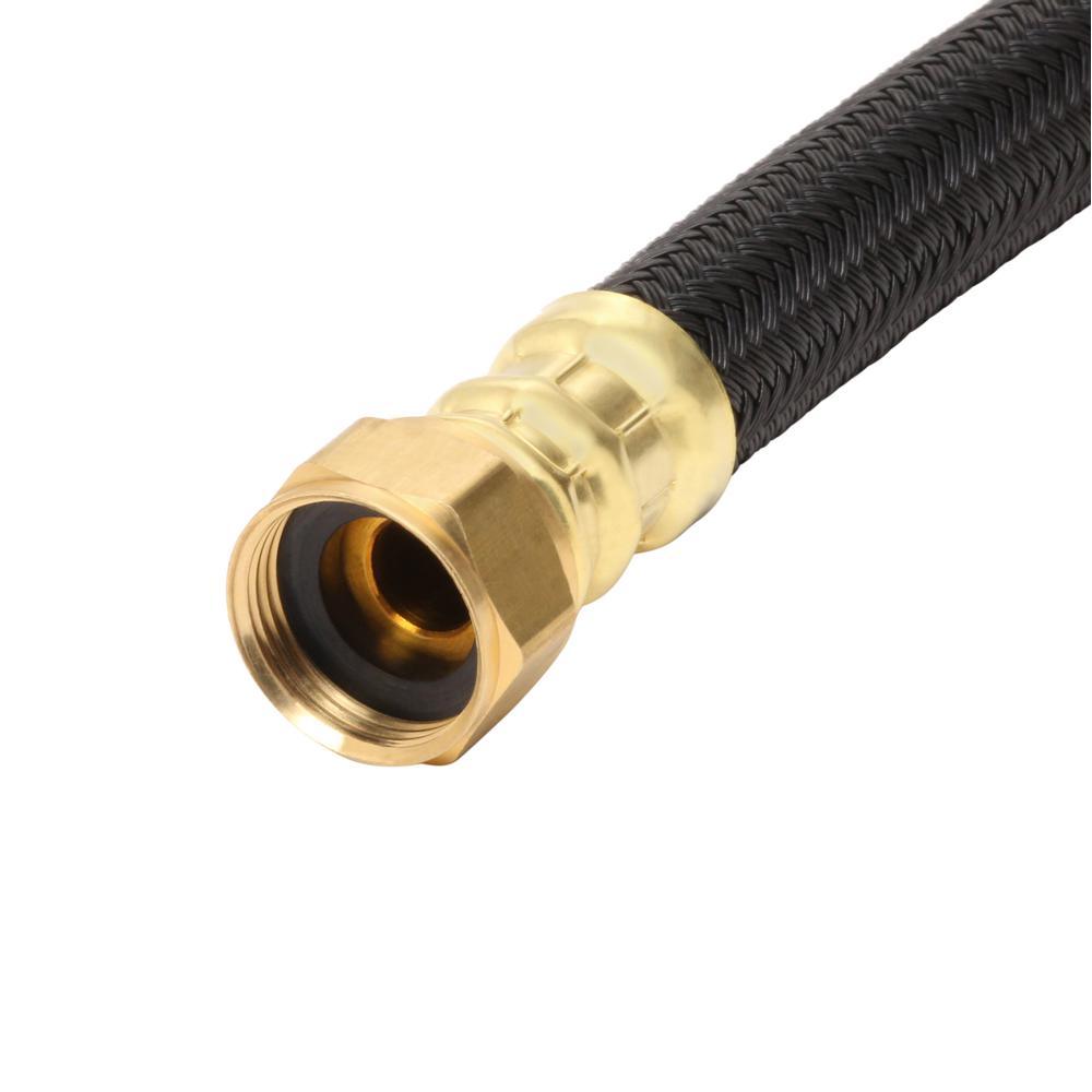 3/4 in. FIP x 3/4 in. FIP x 18 in. Polymer Braided Water Heater Connector (0.57 in. I.D.) - Super Arbor