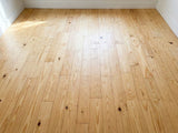 Beasley Pine Natural hardwood flooring — installed room view