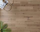 allen + roth Hickory South Beach hardwood flooring — installed room view