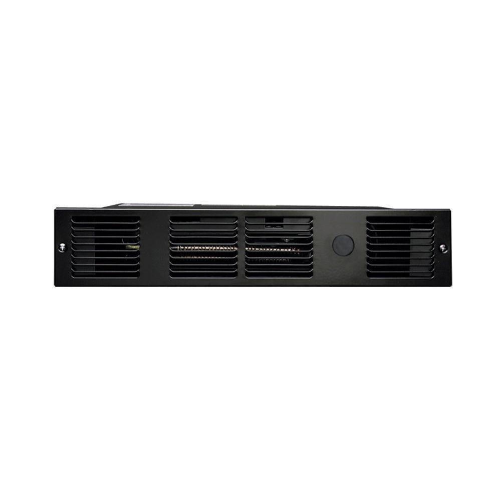 Perfectoe 1,000-Watt 120-Volt Fan-Forced Under-Cabinet Electric Heater in Black - Super Arbor