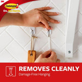 4-Adhesive Strips Ceiling Hooks 3-Hooks - Super Arbor