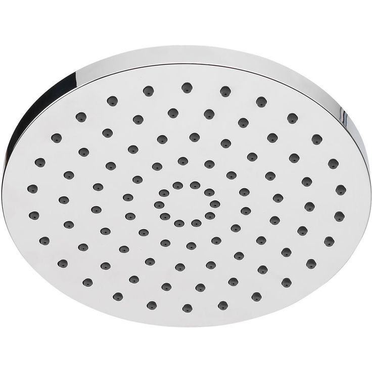 1-Spray 8 in. Single Wall Mount Fixed Rain Shower Head in Chrome