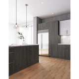 Ready to Assemble Standard 24 in. x 34-1/2 in. x 24 in. Drawer Base Cabinet in Carbon Marine Wood - Super Arbor