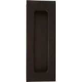 Black Barn Door Hardware Flush Finger Pull - Super Arbor