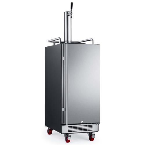 EdgeStar Quarter-Barrel Keg Stainless Steel Digital Kegerator