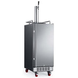 EdgeStar Quarter-Barrel Keg Stainless Steel Digital Kegerator