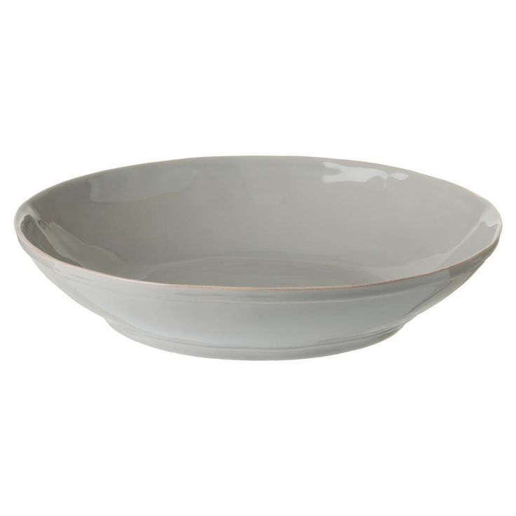Fontana 13.5 in. 30 fl. oz. Turquoise Ceramic Stoneware Pasta Serving Bowl