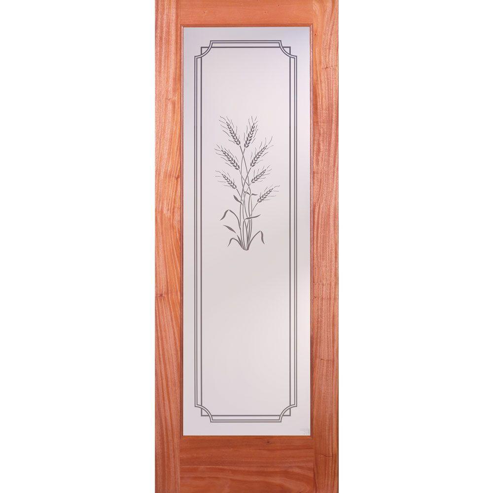 24 in. x 80 in. 1 Lite Harvest Smooth Primed MDF Interior Door Slab - Super Arbor