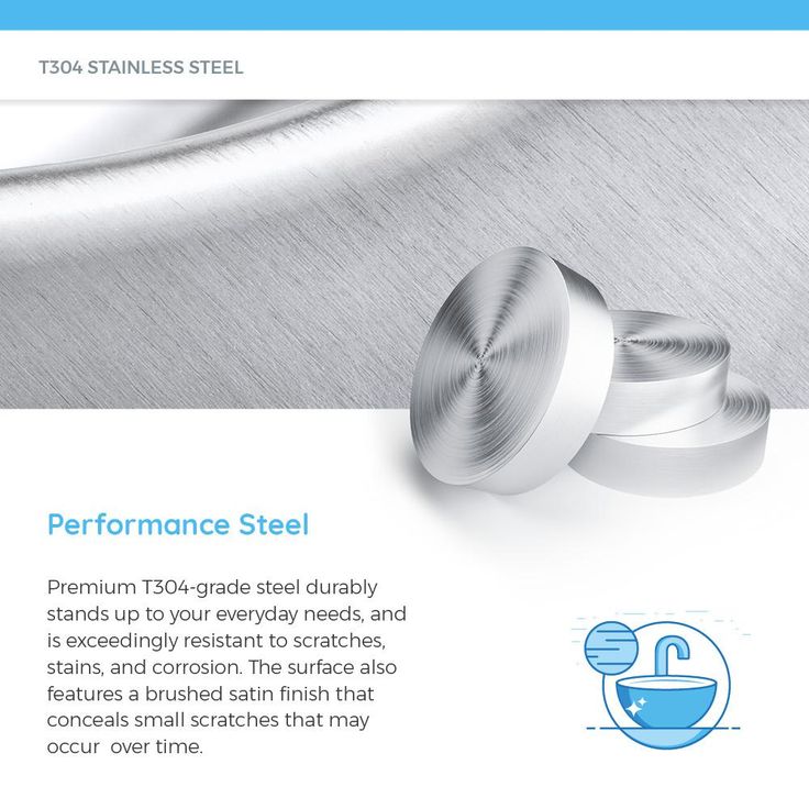 MR Direct Dual-Mount Bathroom Sink in Stainless Steel with Pop-Up Drain in Brushed Nickel