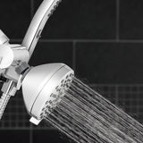 12-spray 5 in. High PressureDual Shower Head and Handheld Shower Head in Chrome