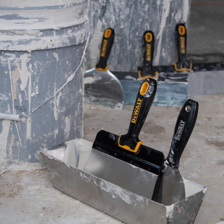 8 in. Stainless Steel Hammer-End Taping Knife with Soft Grip Handle