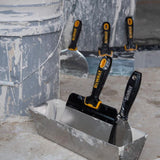 10 in. Stainless Steel Hammer-End Taping Knife with Soft Grip Handle