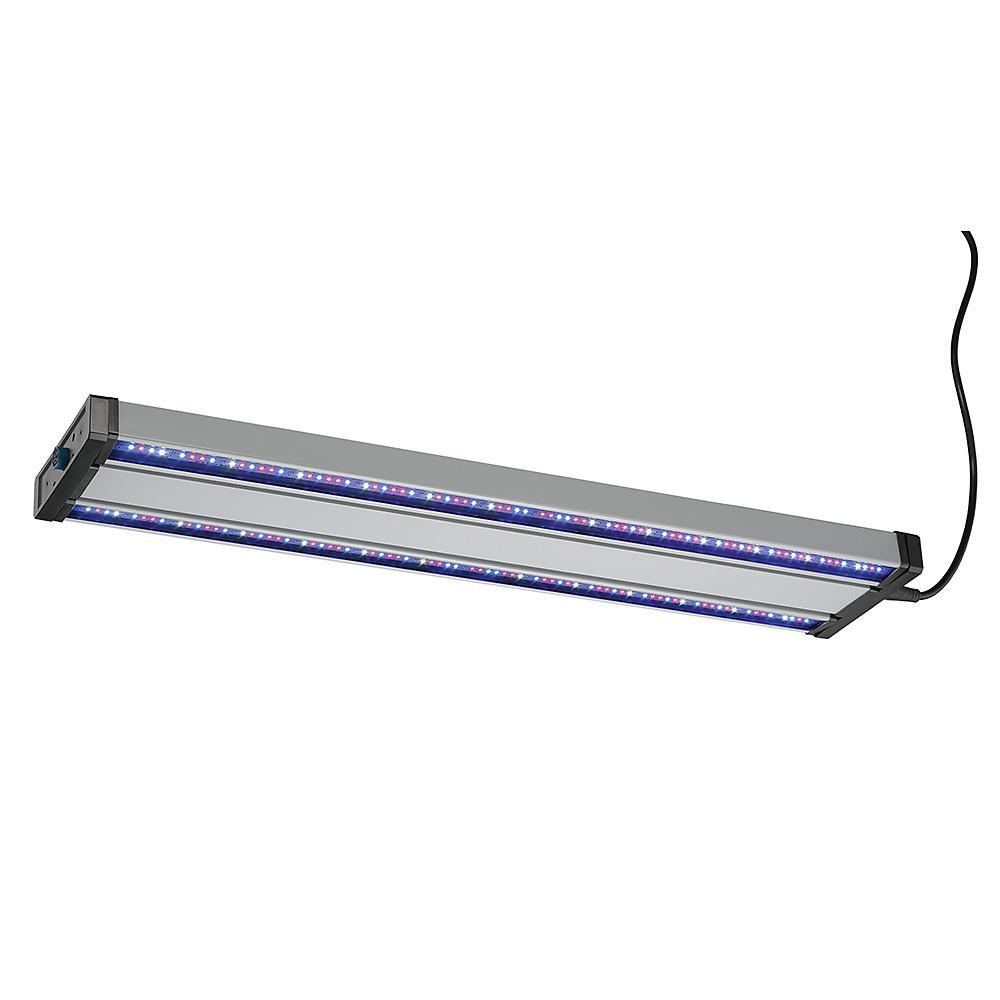 Grow Elite Brushed Nickel Integrated LED 72-Watt Indoor Grow Light Linkable Adjustable Height - Super Arbor