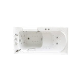 5 ft. Right Drain Walk-In Whirlpool and Air Bath Tub in White with Tranquility Package - Super Arbor