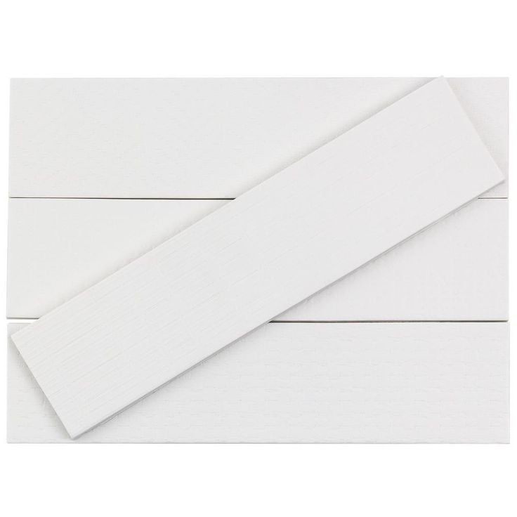 Ivy Hill Tile Encode White 3 in. x 12 in. Porcelain Floor and Wall Tile (32 pieces/7.75 sq. ft./Case)