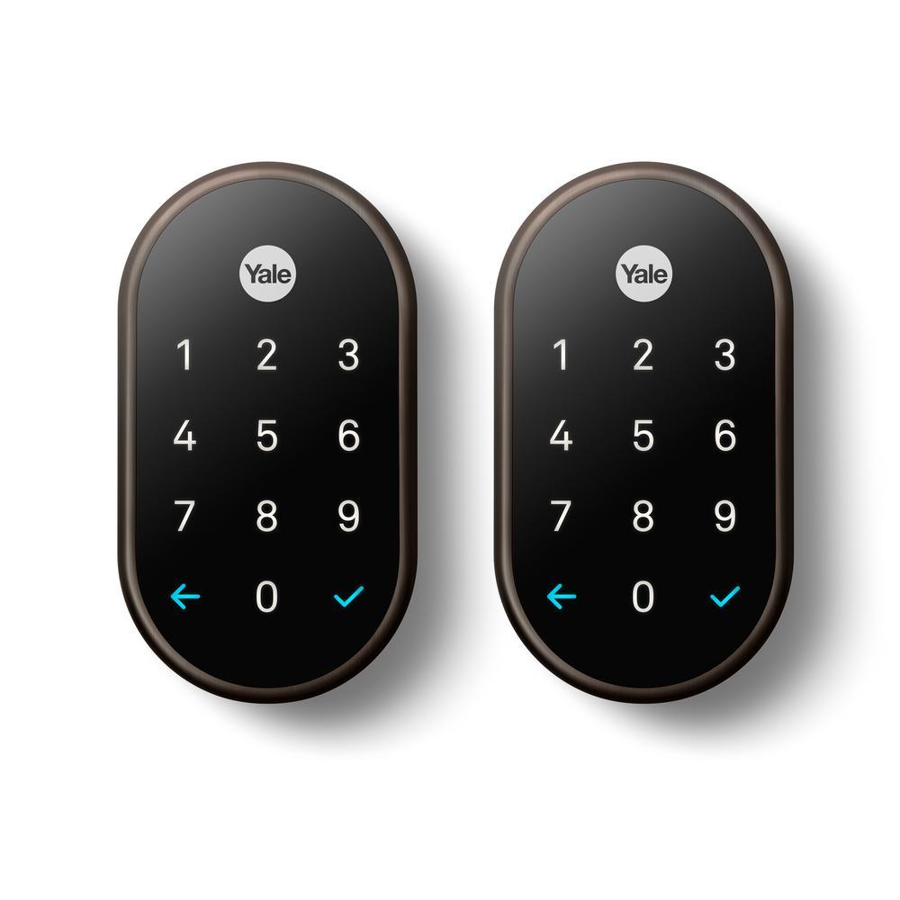 Nest x Yale Lock Satin Nickel with Google Nest Connect - Super Arbor
