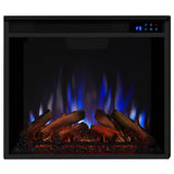 Chateau 41 in. Corner Electric Fireplace in Dark Walnut - Super Arbor
