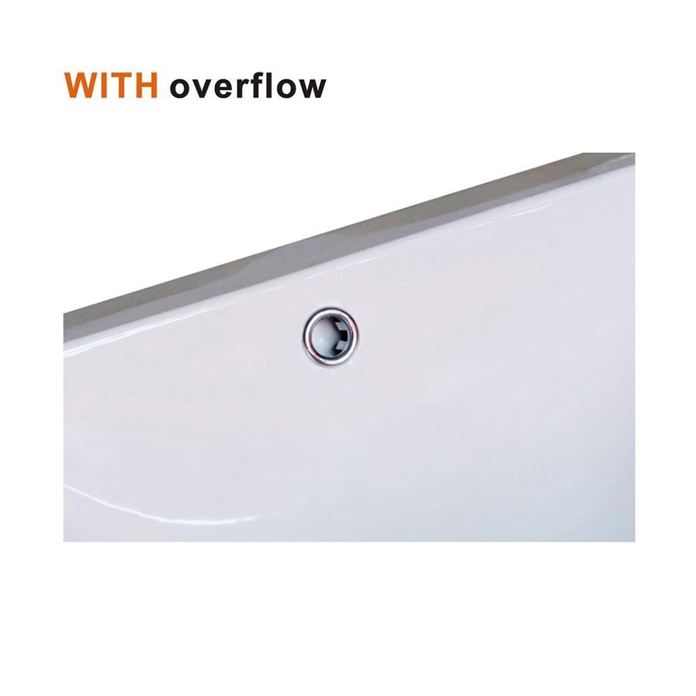 18 in. x 13 in. Rectangular Lavatory Undercounter Bathroom Ceramic Sink 1633W in White - Super Arbor