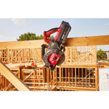 TRUEHVL 48-Volt Lithium-Ion Cordless 7-1/4 in. Worm Drive Saw with Diablo Blade (Tool-Only) - Super Arbor