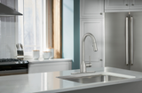 Moen Adler Single-Handle Pull-Down Kitchen Faucet with Power Clean and Reflex, Mediterranean Bronze